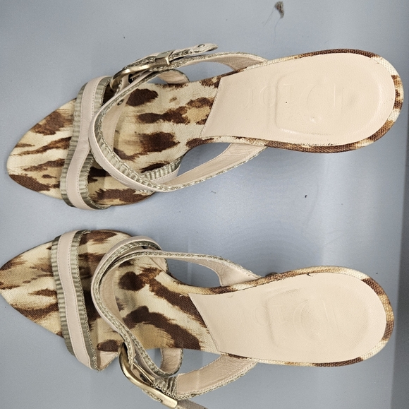 Dior leopard sandals - Picture 2 of 8